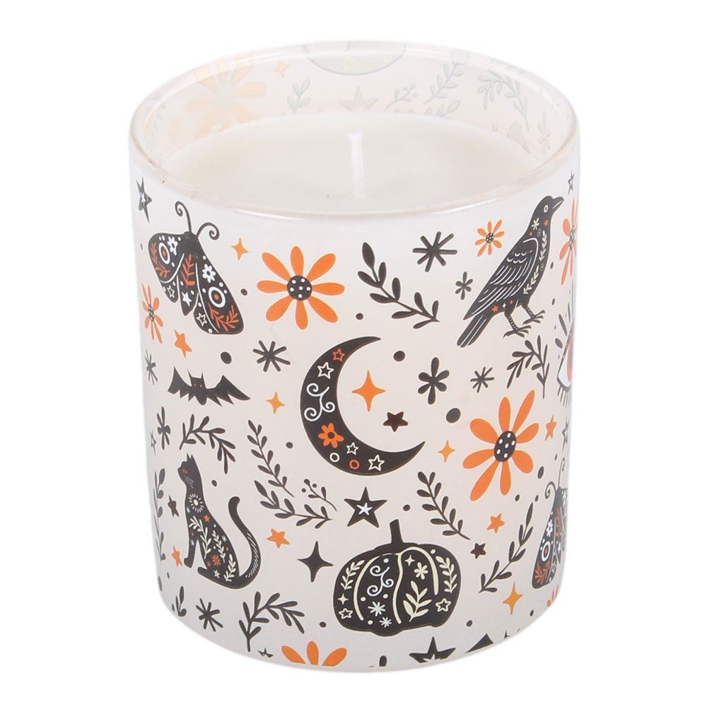 Something Different - Frightful Folk Print Spiced Vanilla Geurkaars - Multicolours